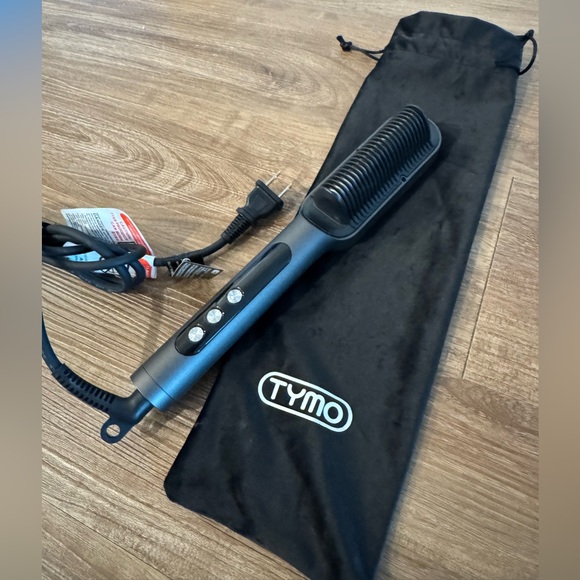 TYMO Ring Plus Ionic Hair Straightener Brush - Picture 1 of 5